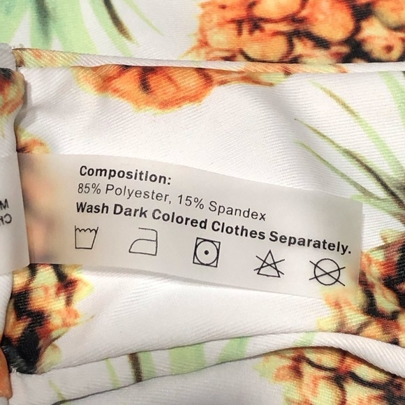 Zaful Two Piece Pineapple Print Swimsuit - Picture 5 of 6